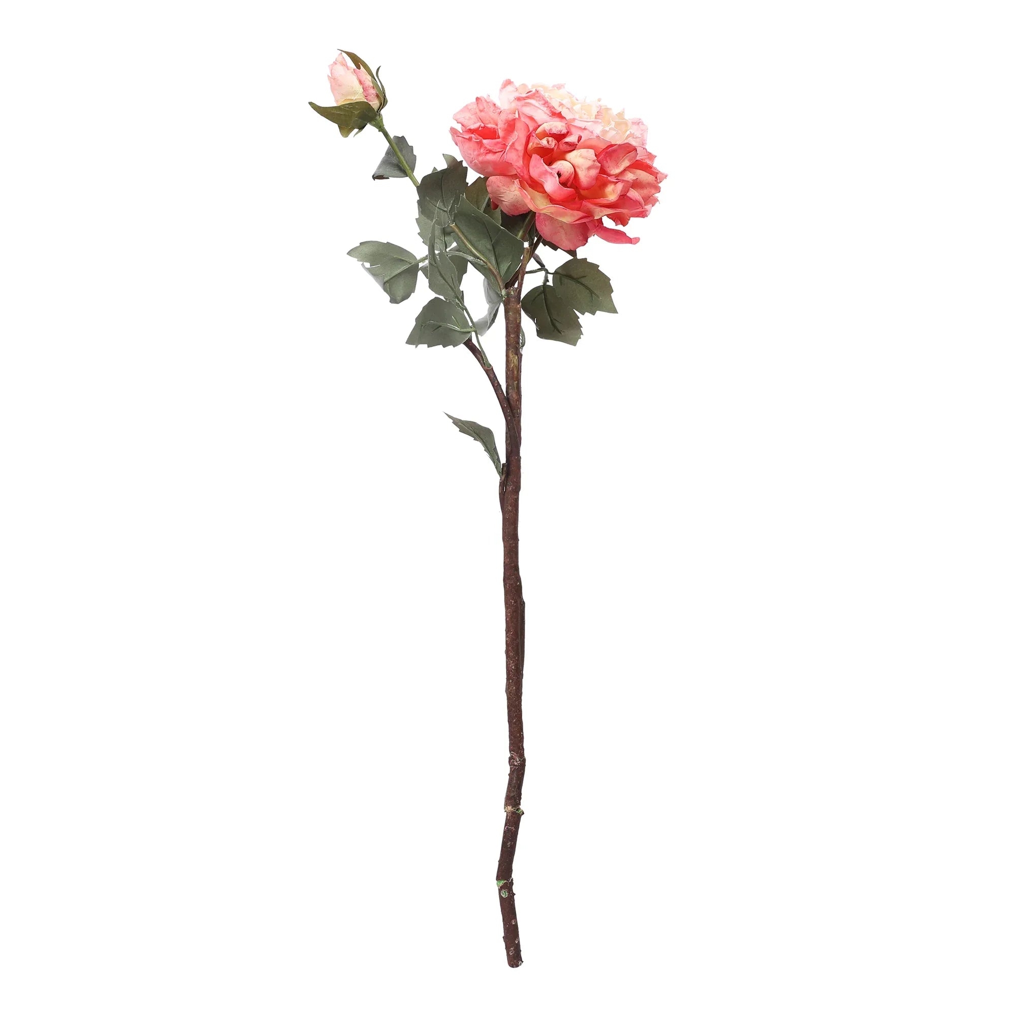 Blume Artificial Flower Rose Stem 58cm in Pink Colour By Living Essence - HomeTown