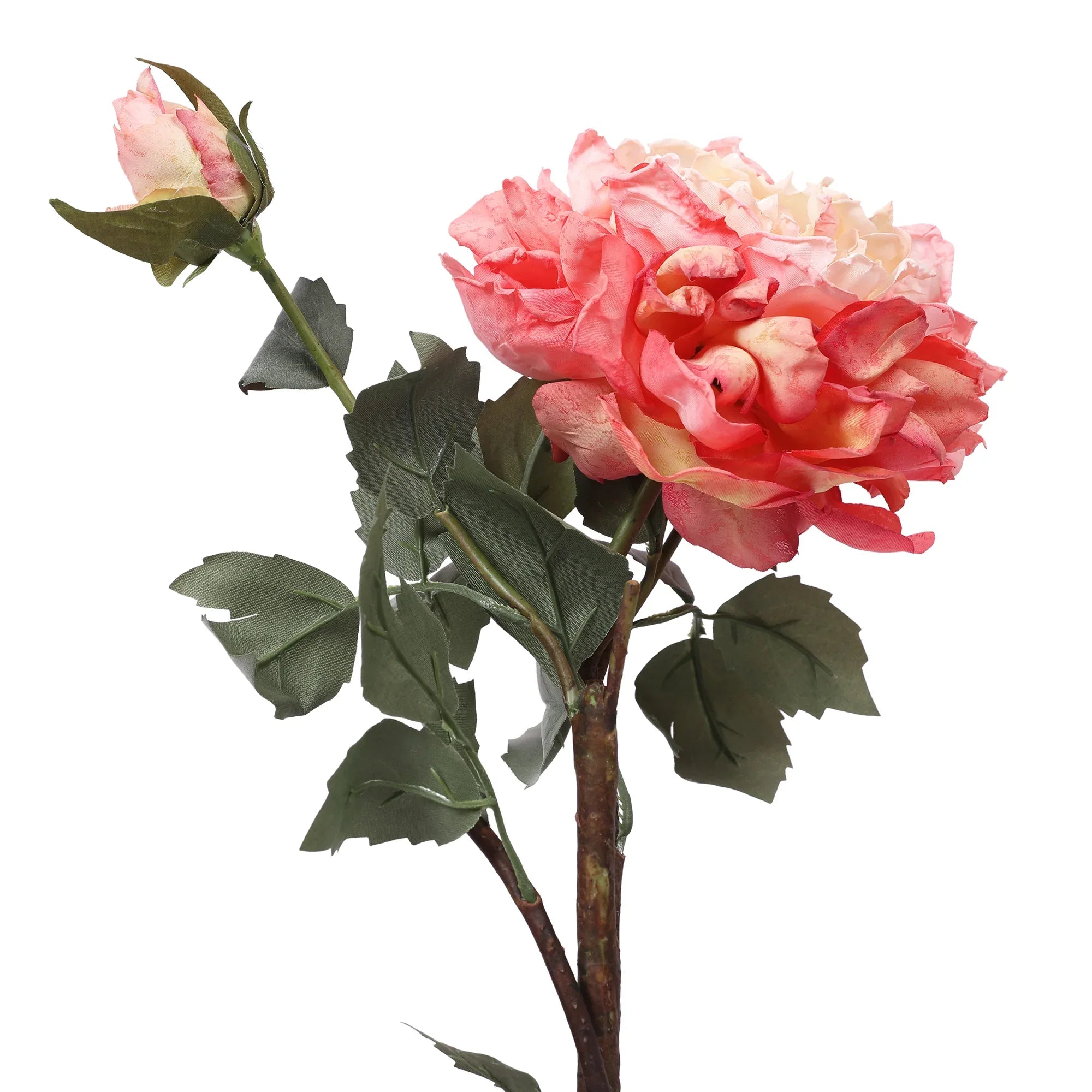 Blume Artificial Flower Rose Stem 58cm in Pink Colour By Living Essence - HomeTown
