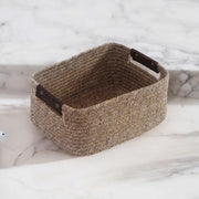 Kenso Polypropylene Organizer Basket Large in Beige Colour by Living Essence