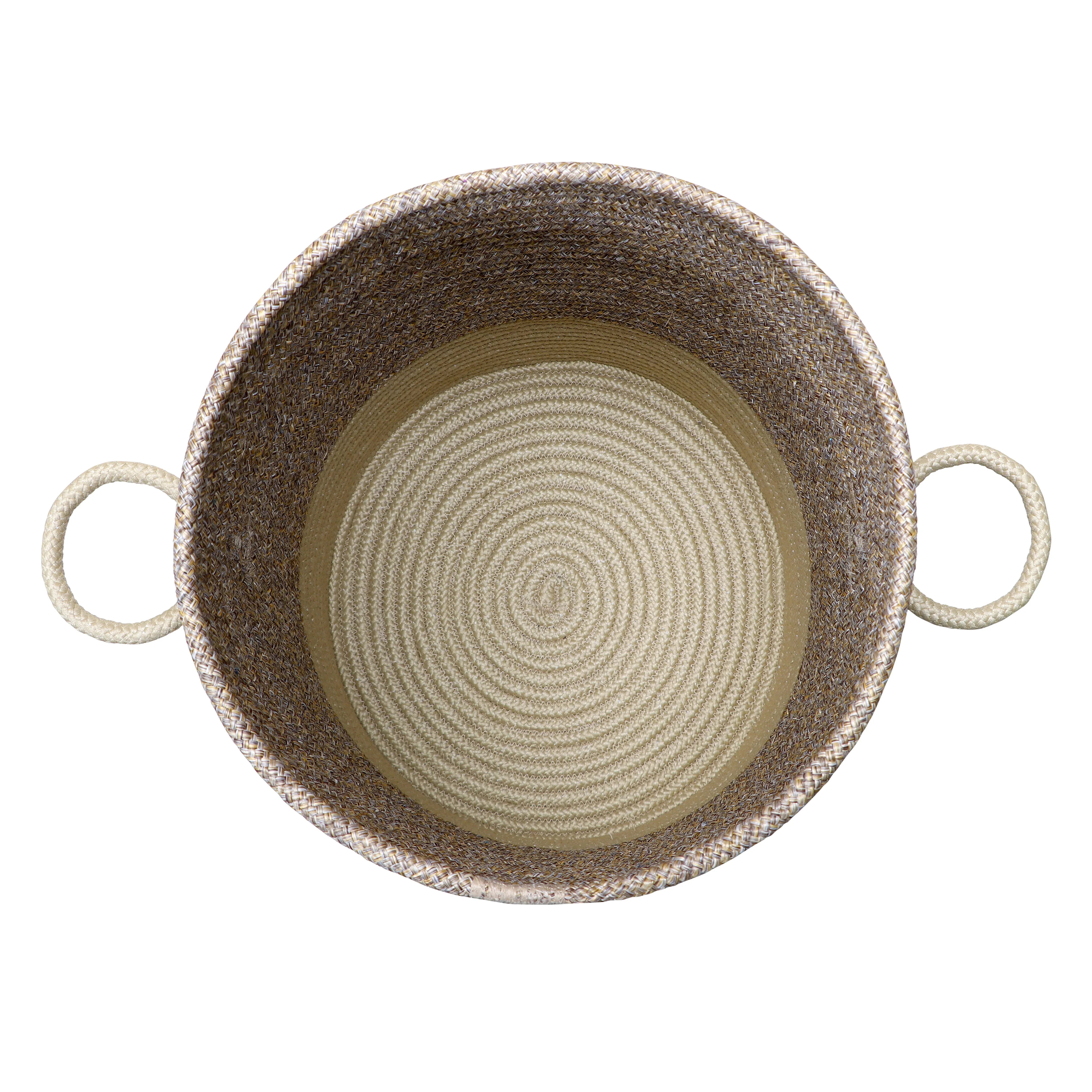 Kenso Polypropylene Laundry Basket in Beige Colour by Living Essence - HomeTown