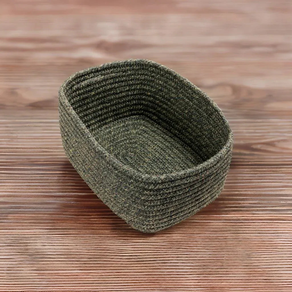 Seiso Polypropylene Organizer Basket Small in Green Colour by Living Essence - HomeTown