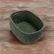 Seiso Polypropylene Organizer Basket Medium in Green Colour by Living Essence - HomeTown