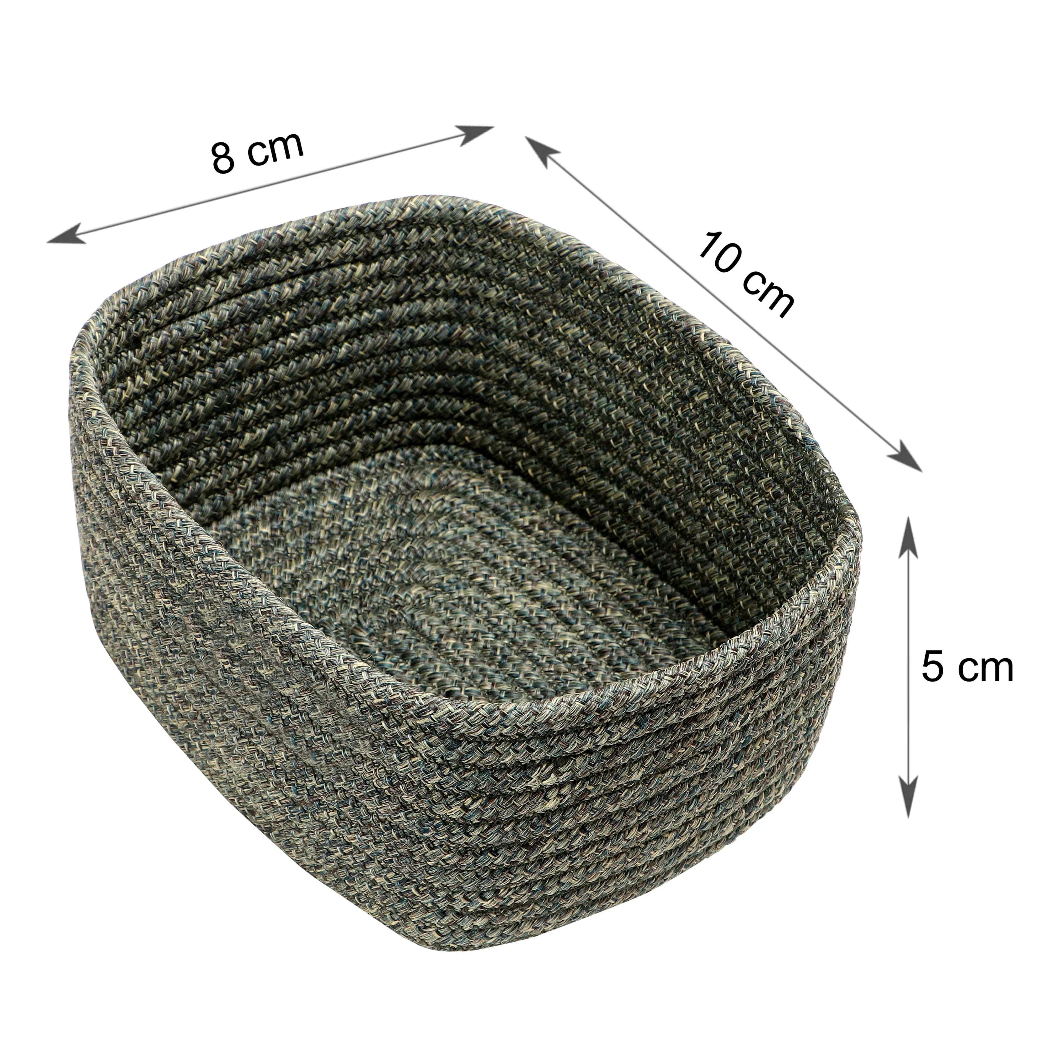 Seiso Polypropylene Organizer Basket Medium in Green Colour by Living Essence - HomeTown