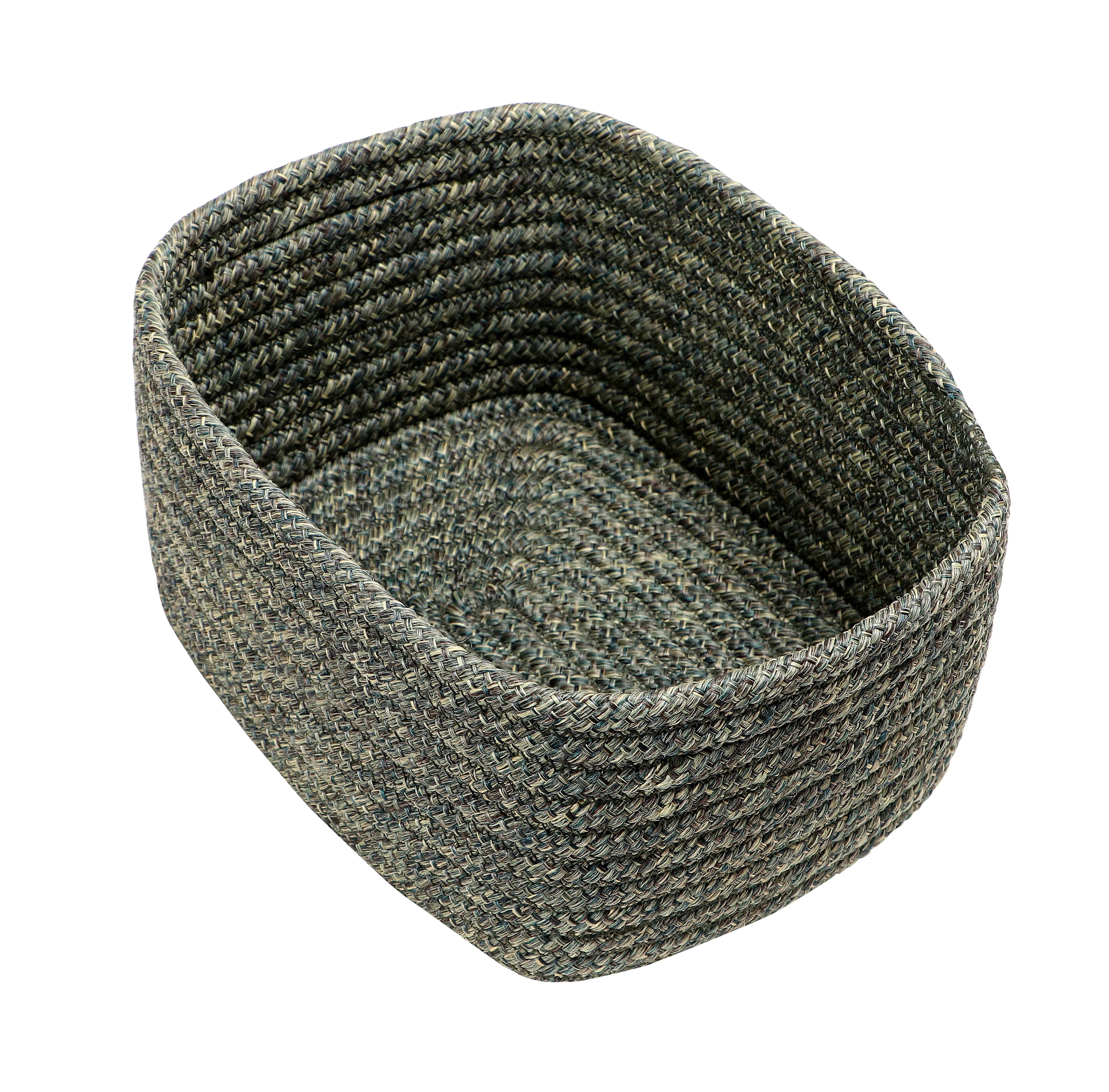 Seiso Polypropylene Organizer Basket Medium in Green Colour by Living Essence - HomeTown