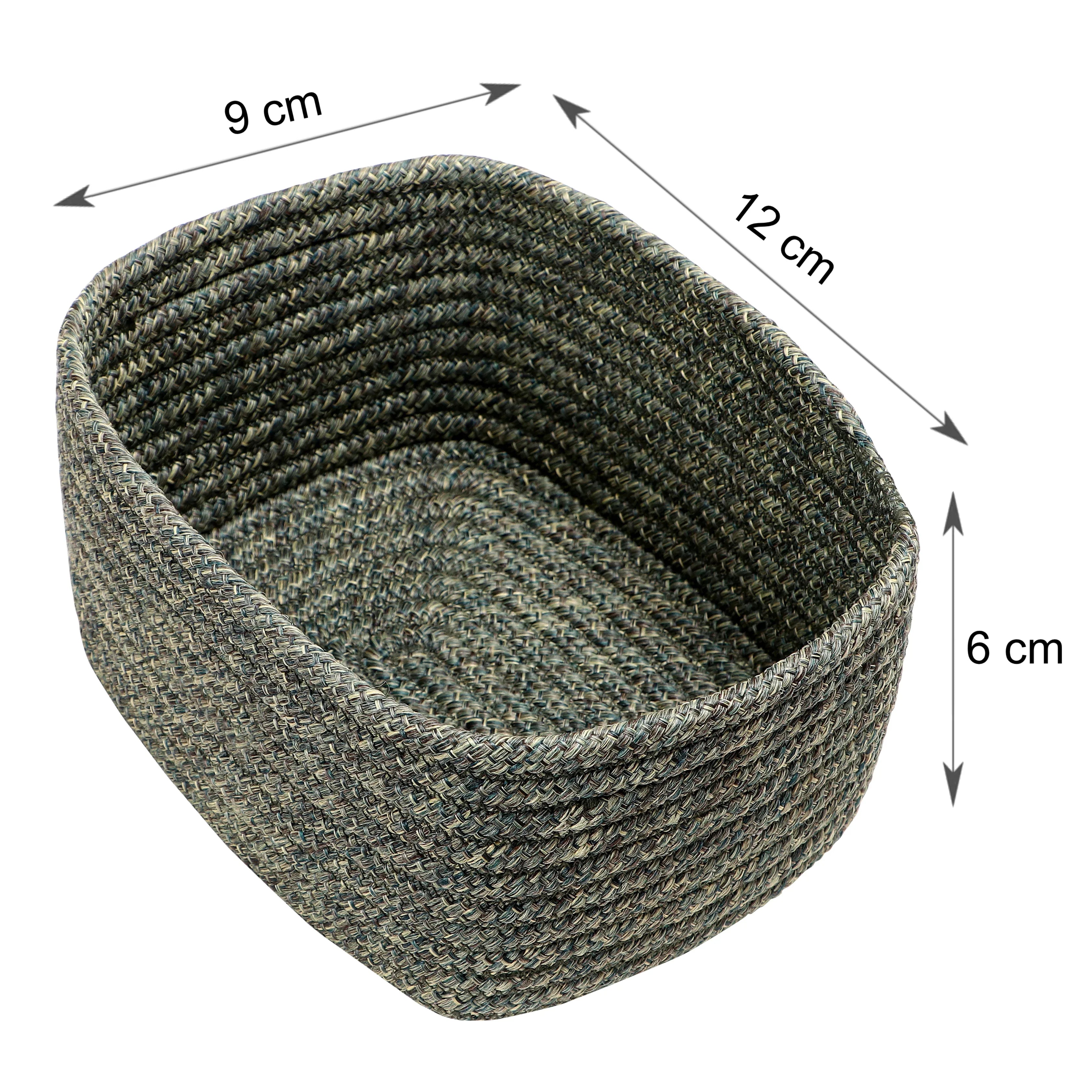 Seiso Polypropylene Organizer Basket Large in Green Colour by Living Essence - HomeTown