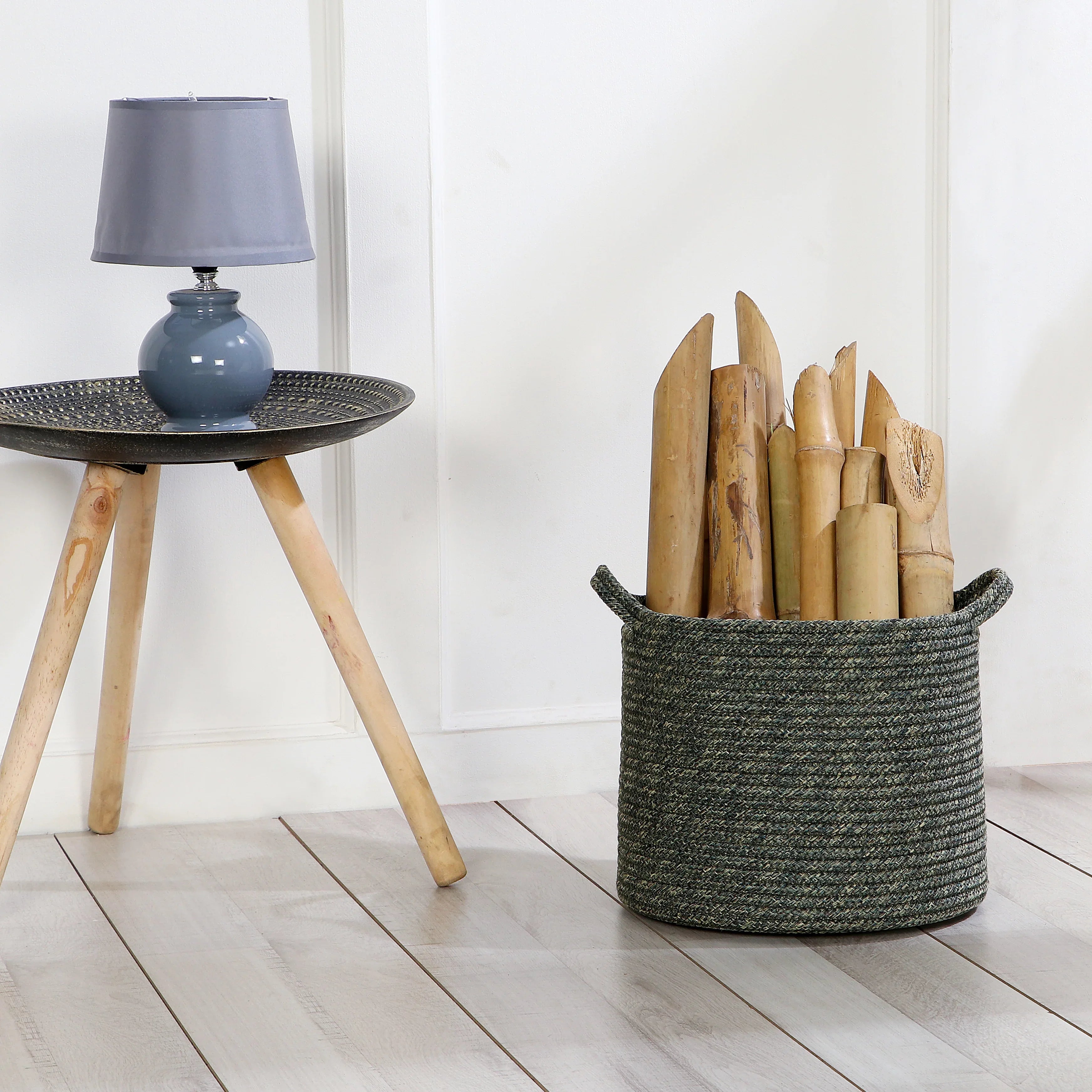 Seiso Polypropylene Organizer Bin Medium in Green Colour by Living Essence - HomeTown