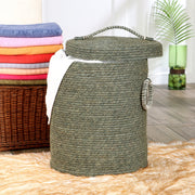 Seiso Polypropylene Laundry Basket in Green Colour by Living Essence - HomeTown