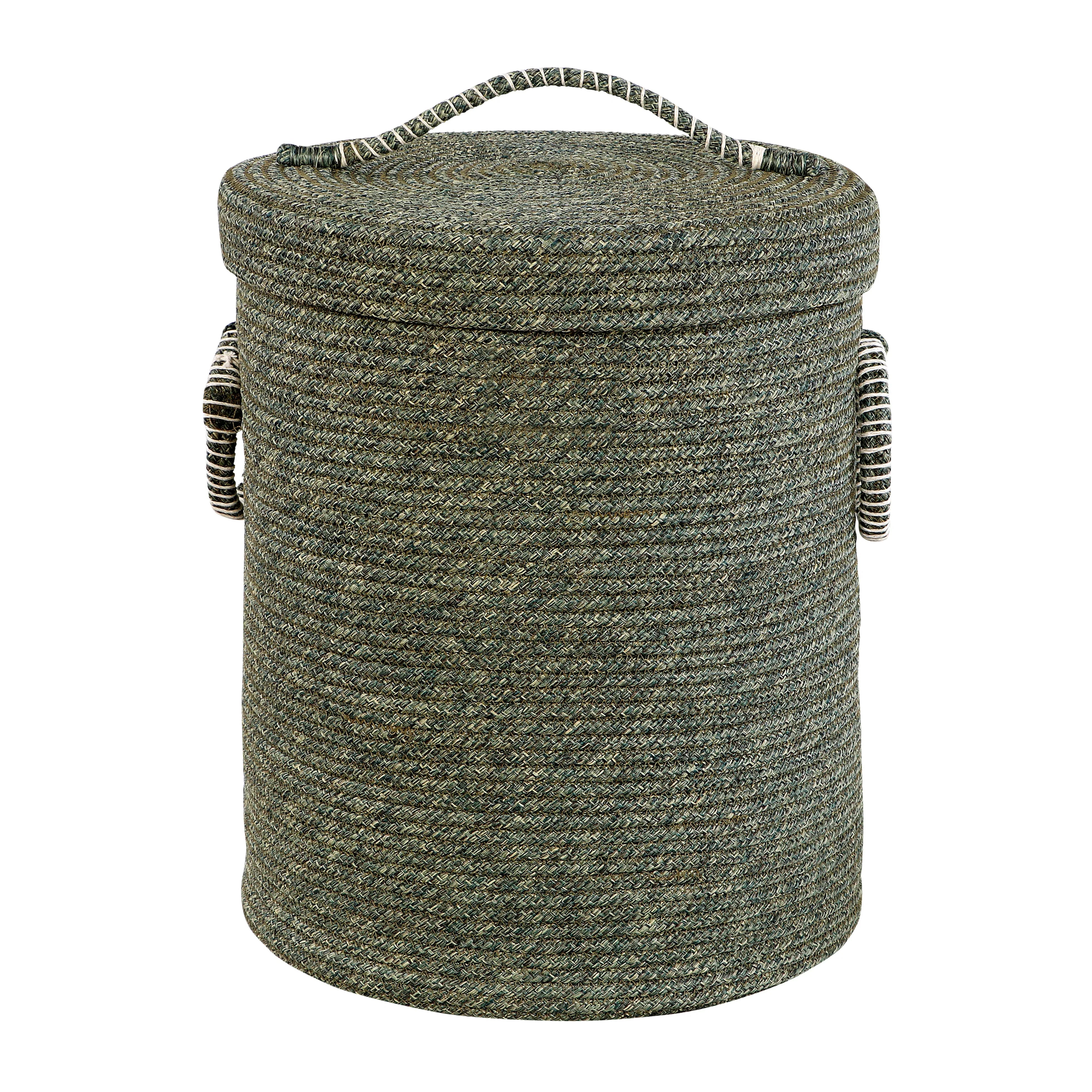 Seiso Polypropylene Laundry Basket in Green Colour by Living Essence - HomeTown