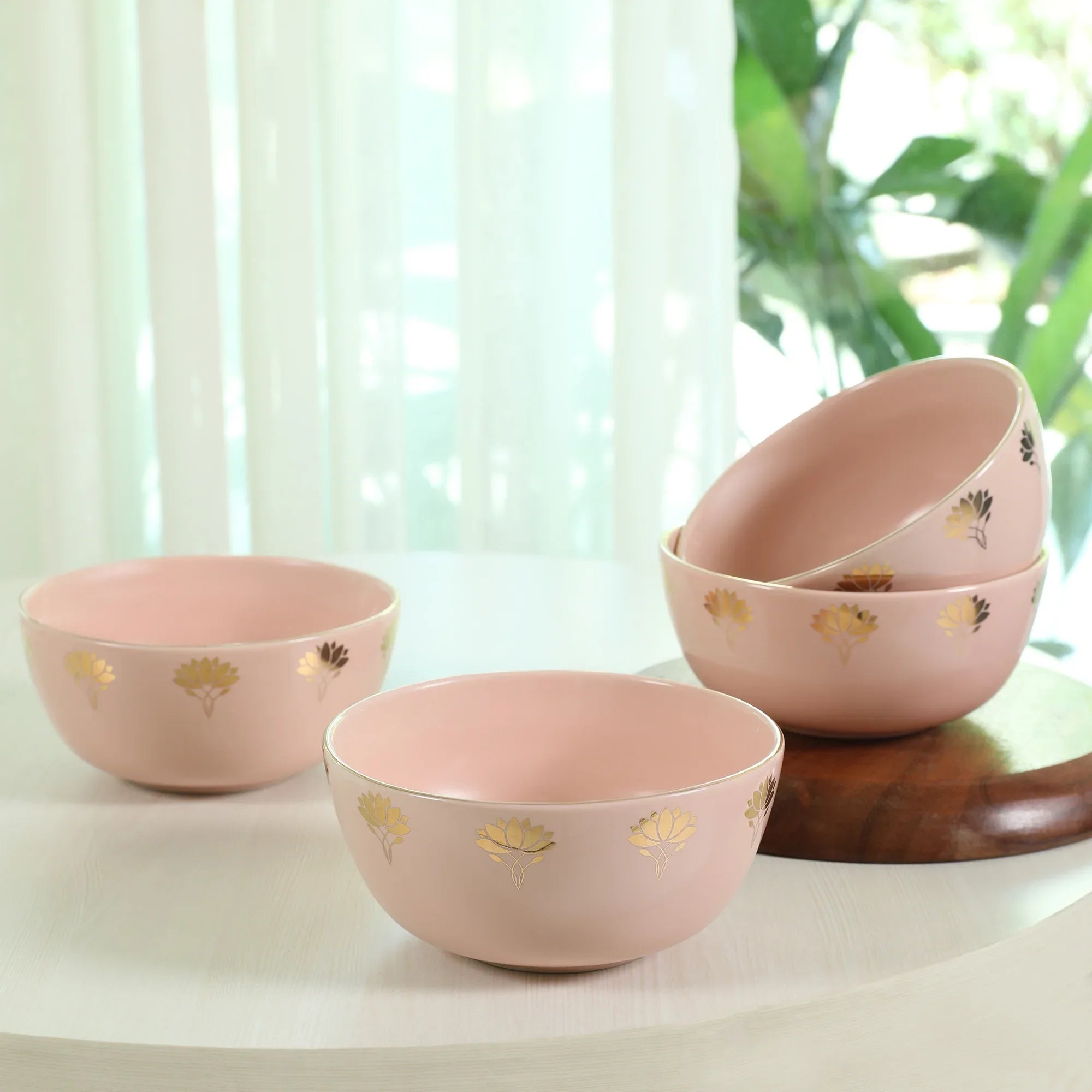 Living Essence Vanya Soup Bowl 14 Cm Set of 4Pcs - HomeTown