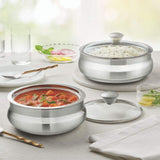 Borosil Stainless Steel Insulated Handi Server Set 2pc