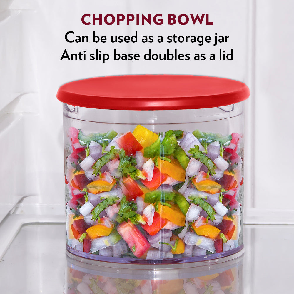 BOROSIL CHEFDELITE 300 WATT CHOPPER RED