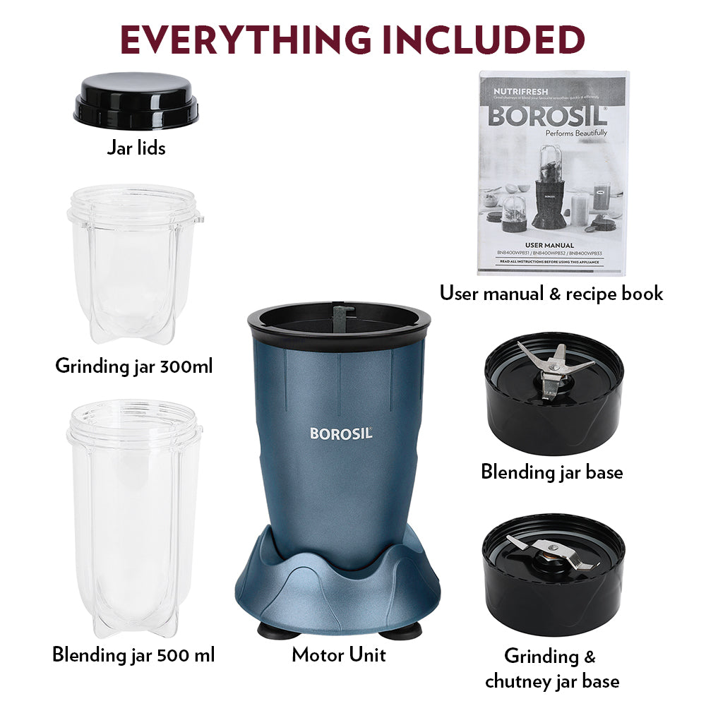 BOROSIL NUTRIFRESH GREY PB33  400 WATT