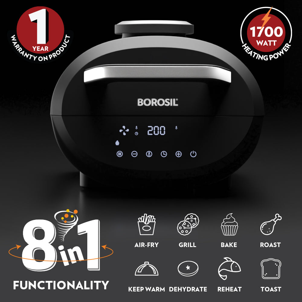BOROSIL AIR FRYER 6.1 LITRE