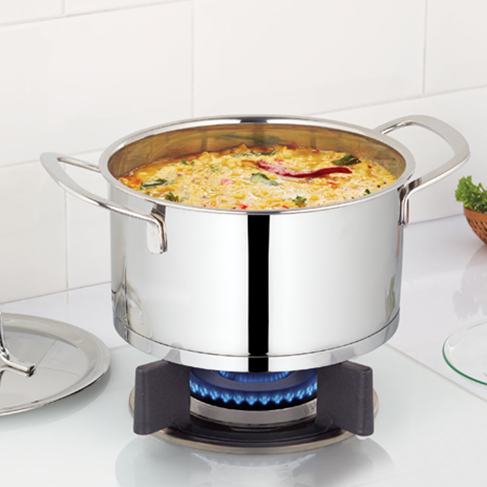 BOROSIL STAINLESS STEEL HANDI CASSEROLE 16CM 1.6LITRE