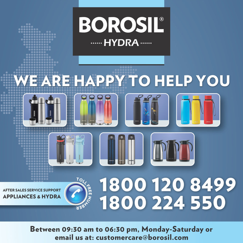 BOROSIL HYDRA BOTTLE 850ML