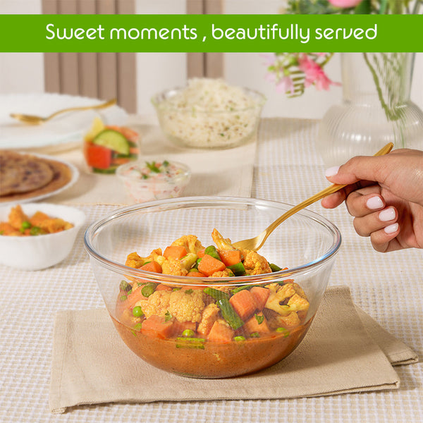 Borosil Mixingbowl | Set of 3pcs (500ml +750ml+1000ml) dimensions