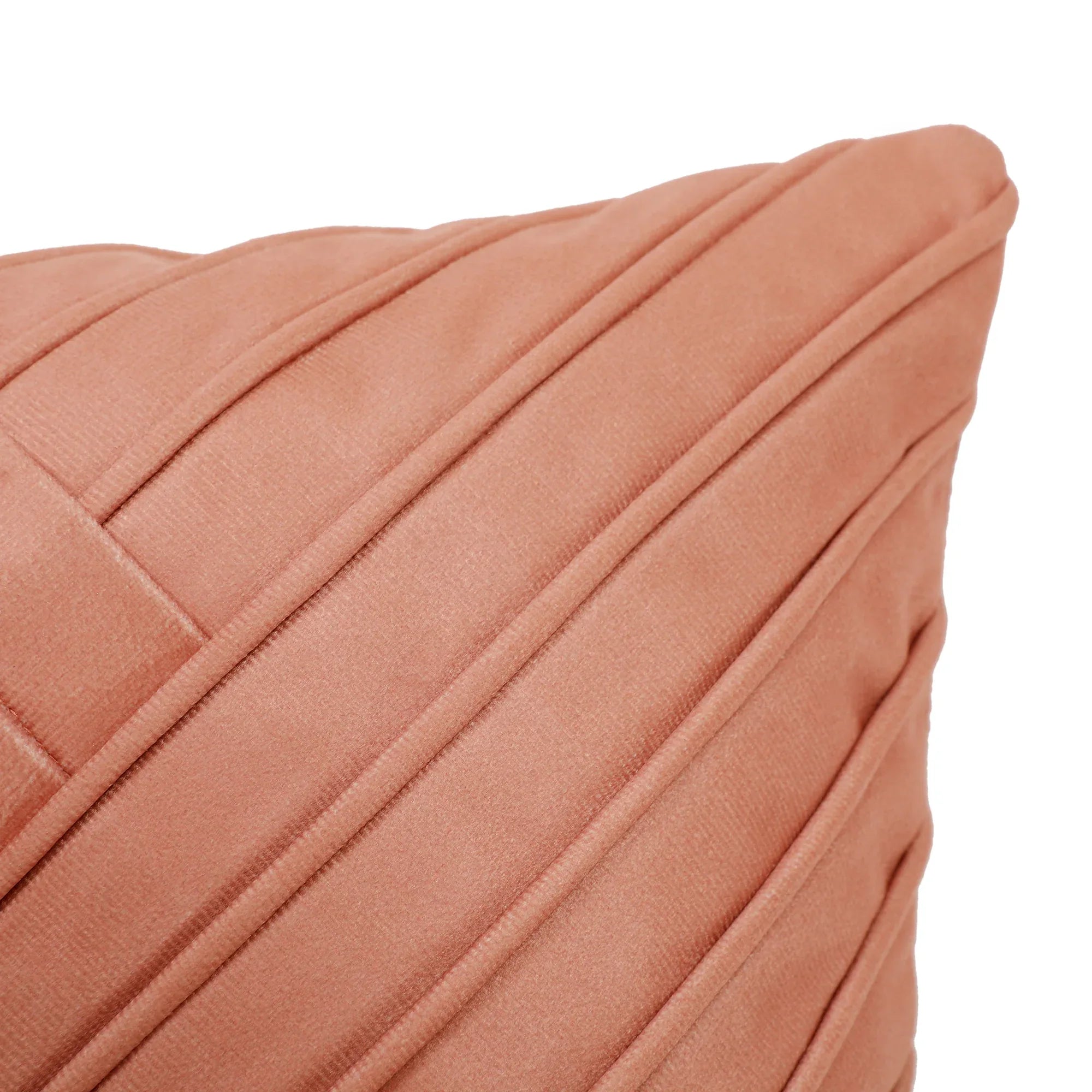 Plush Elegance Art Deco Cushion Cover Blue, 40X40cm - HomeTown