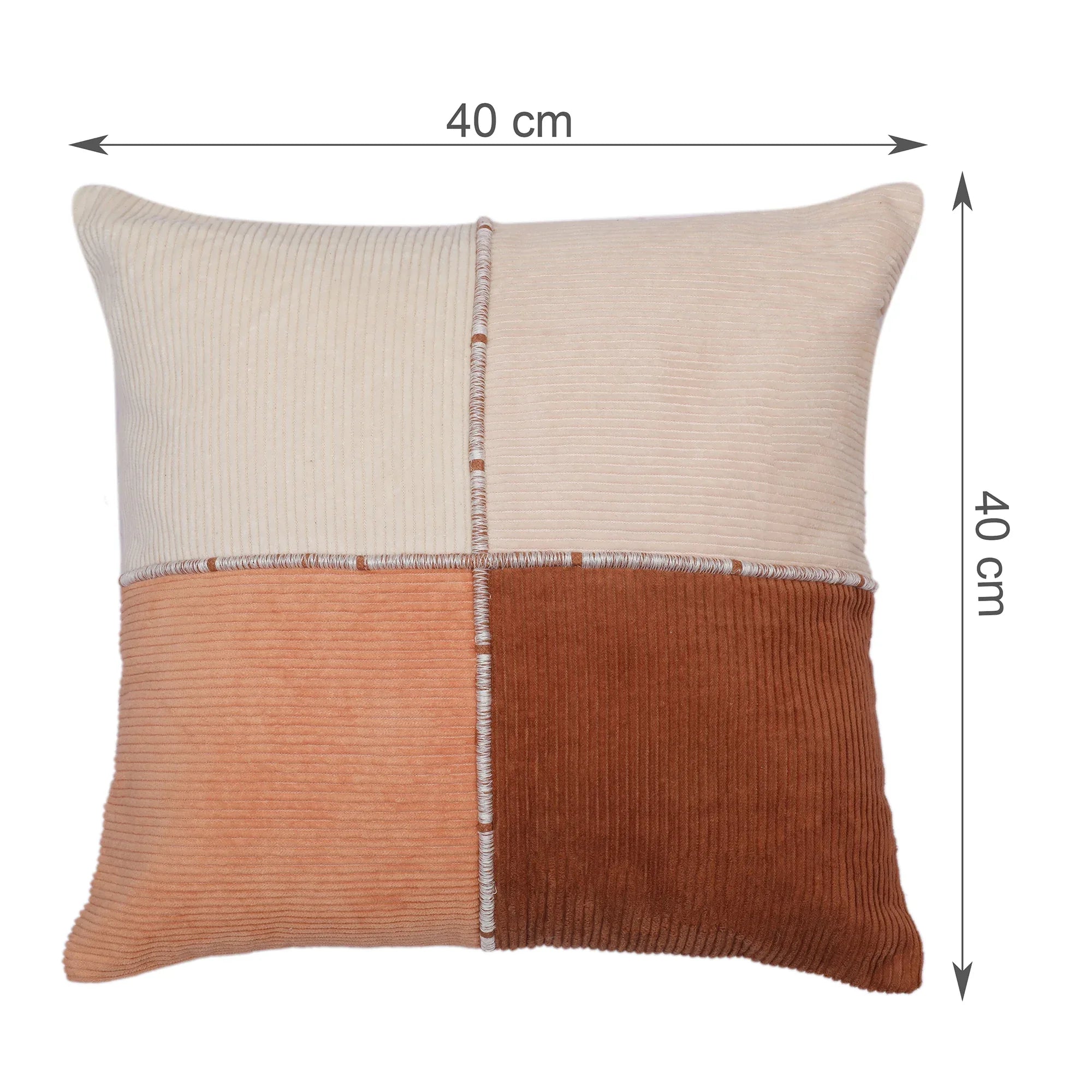 Modern Chic Cushion Cover Rust, 40X40cm - HomeTown