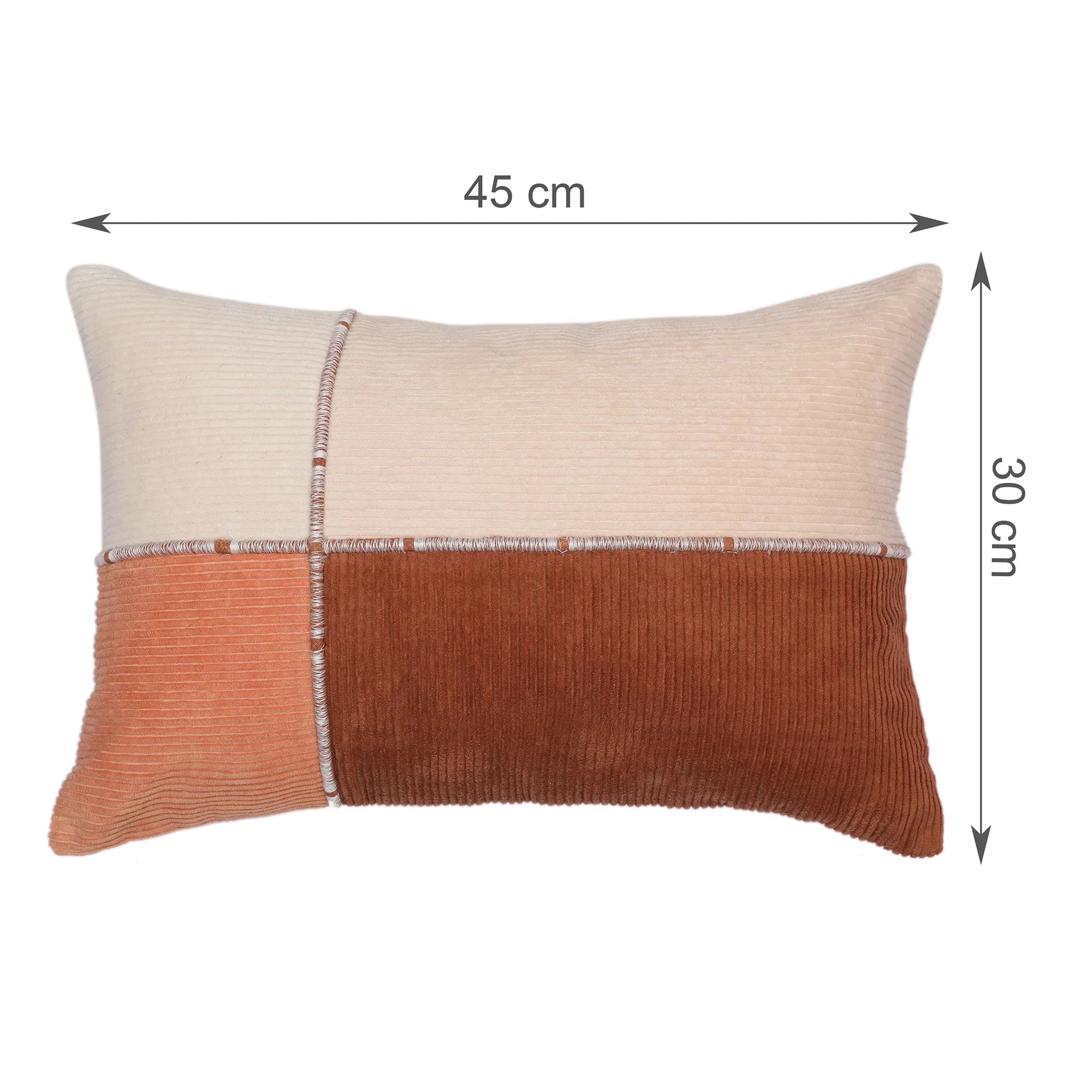 Modern Chic Cushion Cover Rust, 30X45cm - HomeTown