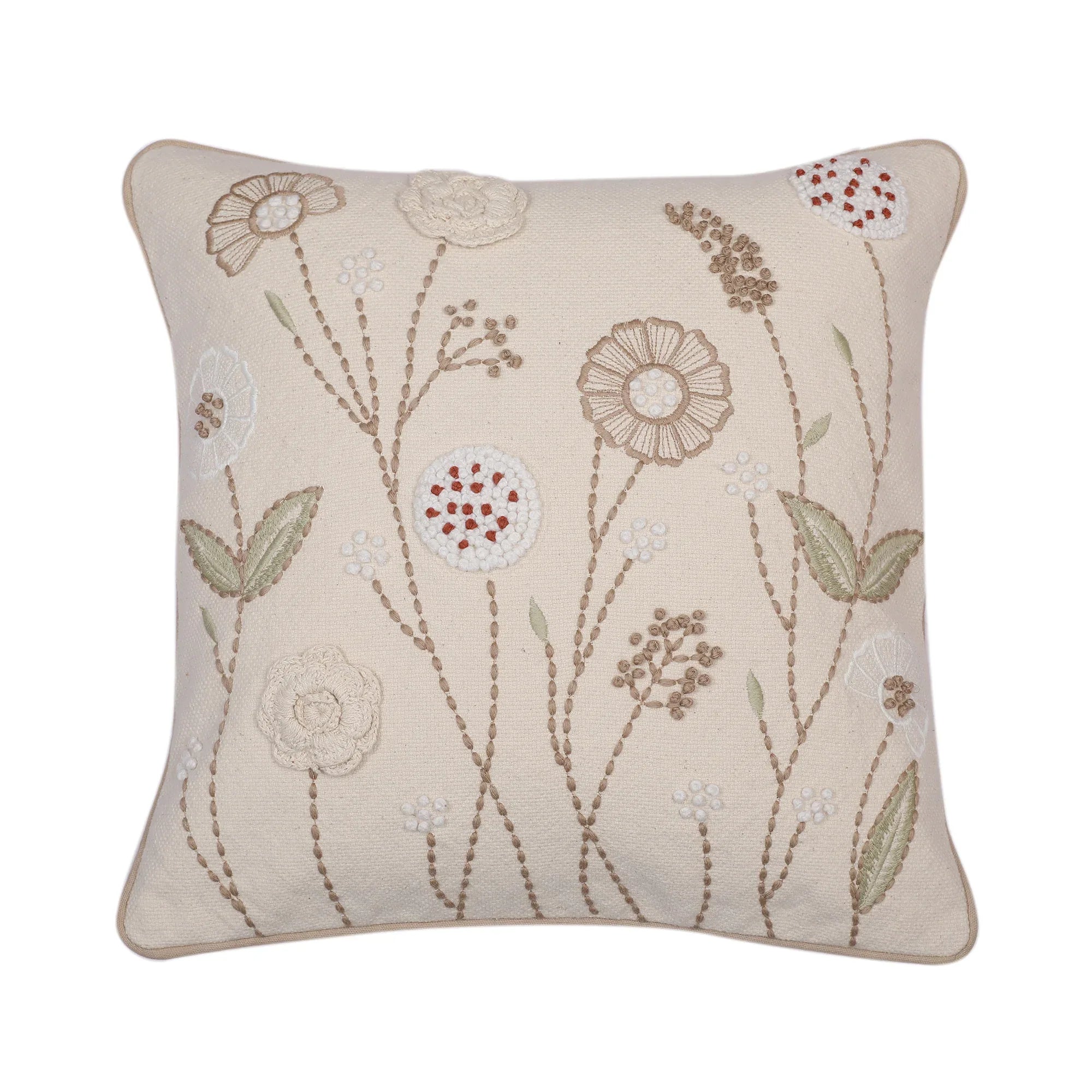 Modern Chic Cushion Cover Natural, 40X40cm - HomeTown