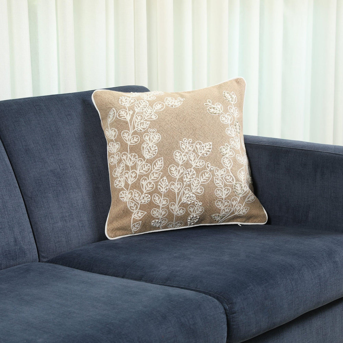 Modern Chic Cushion Cover Beige 40X40cm - HomeTown