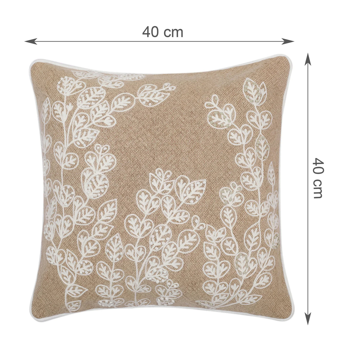 Modern Chic Cushion Cover Beige 40X40cm - HomeTown