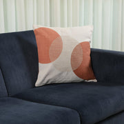 Modern Chic Cushion Cover Rust/Off White, 40X40cm - HomeTown