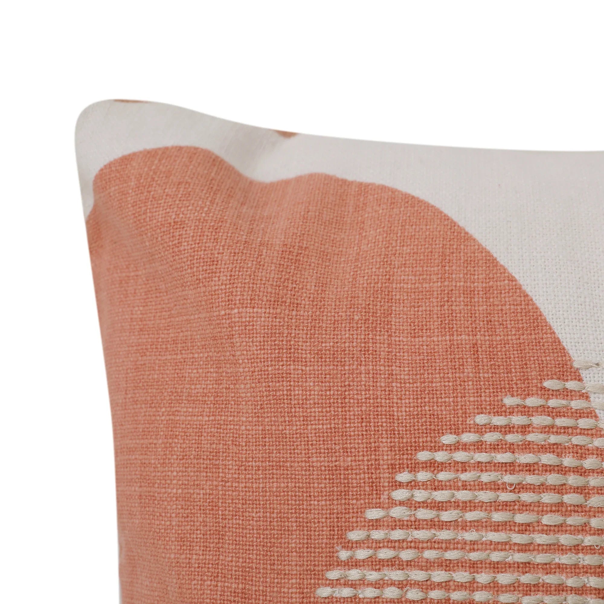 Modern Chic Cushion Cover Rust/Off White, 40X40cm - HomeTown