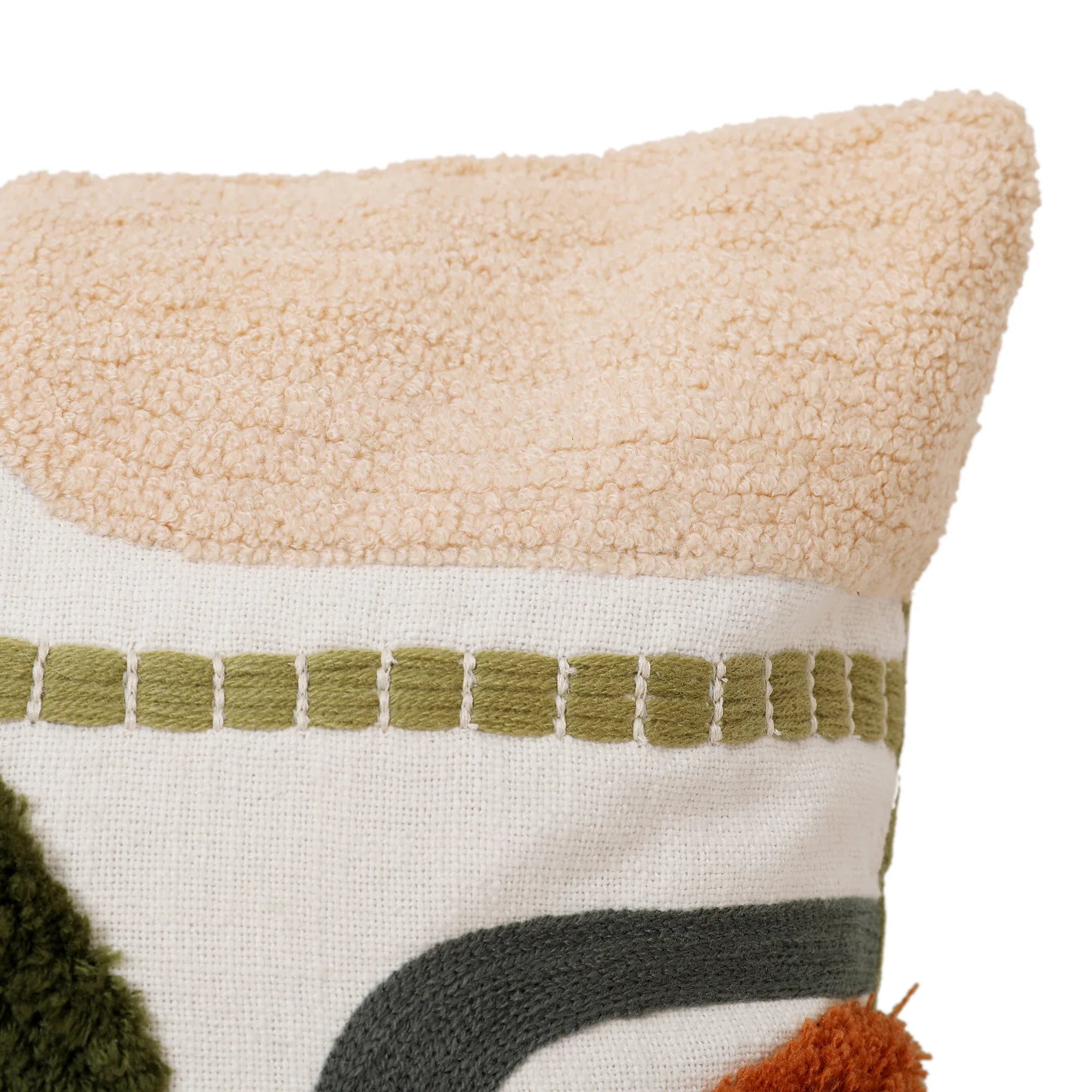 Modern Chic Cushion Cover Multi Green, 40X40cm - HomeTown