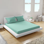 Comfy Beds King Flat Sheet Cool Mint,255x255cm - HomeTown