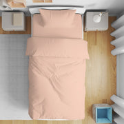 Comfy Beds Single Flat Sheet Coral,150x225cm - HomeTown