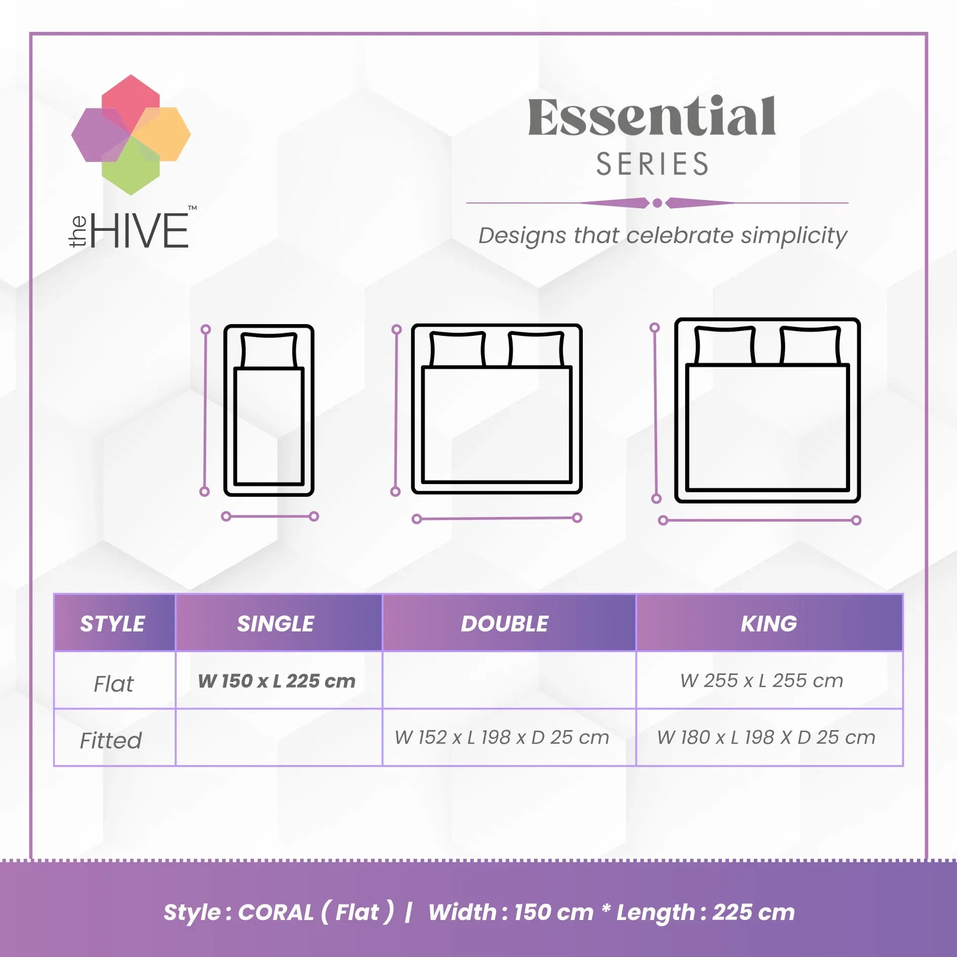 Comfy Beds Single Flat Sheet Coral,150x225cm - HomeTown