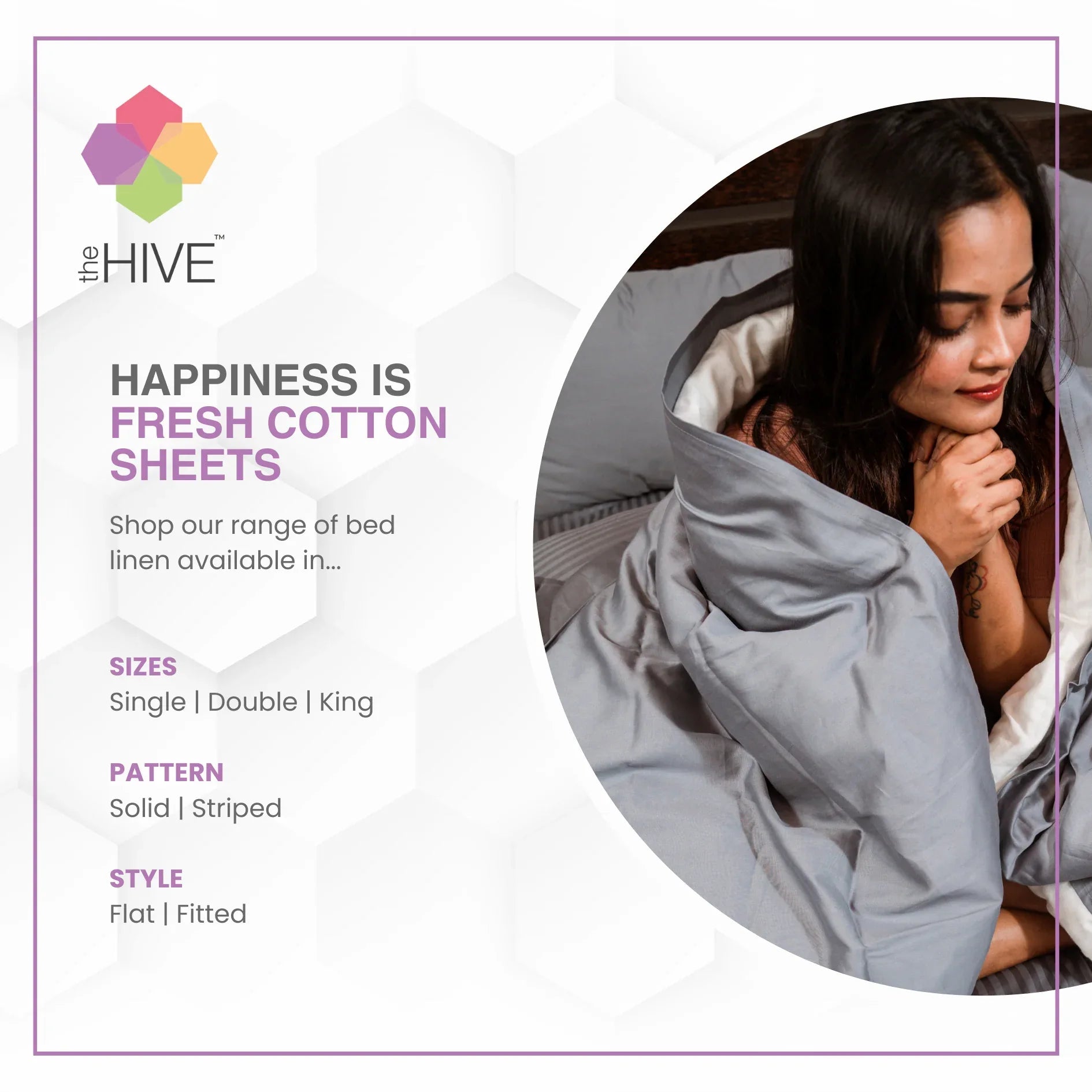 Comfy Beds King Flat Sheet Stone Grey,255x255cm - HomeTown