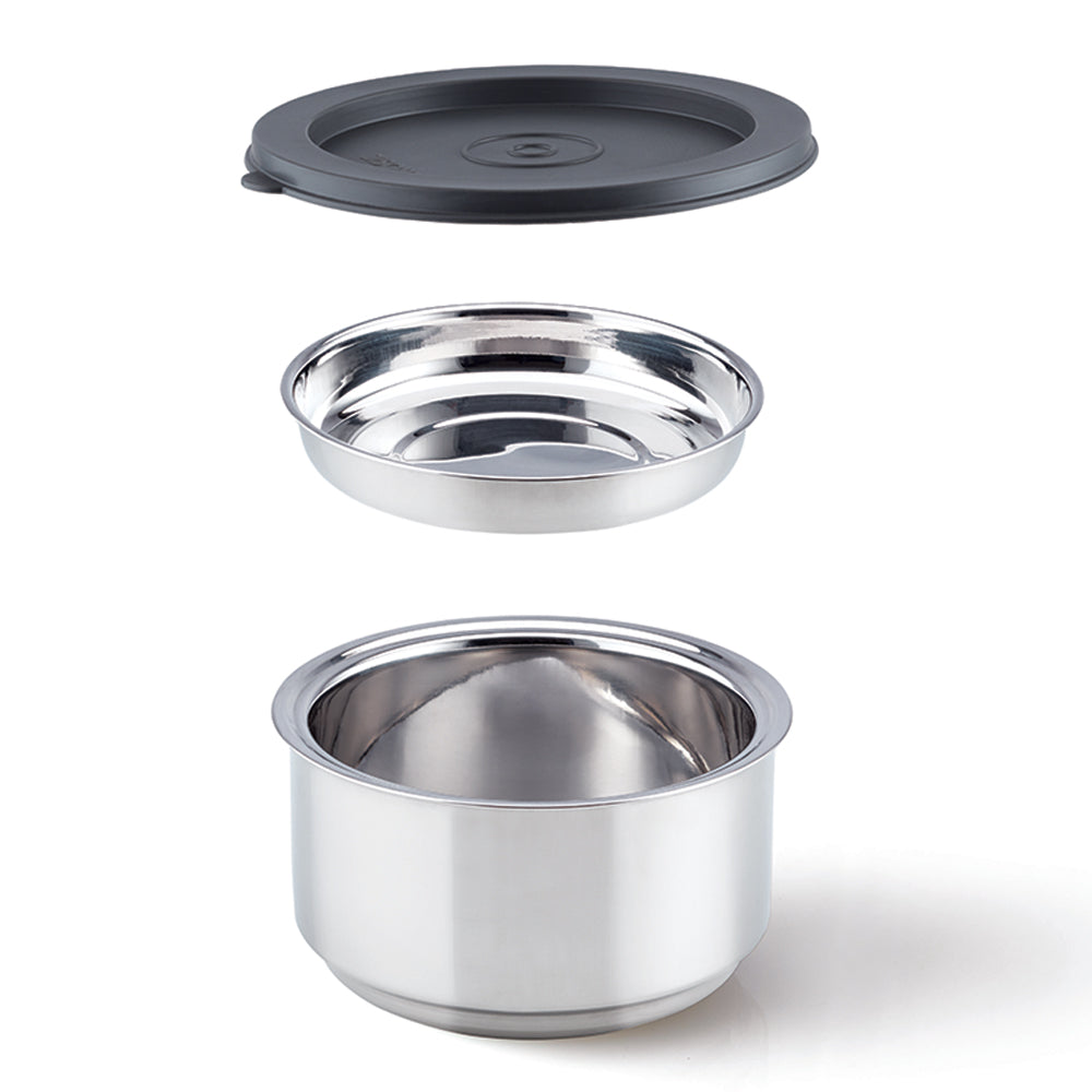 BOROSIL STAINLESSS STEEL INSULATED LUNCH BOX 2*280ML