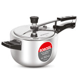 Borosil Stainless Steel Triply Inner Lid Cooker 3.5lt