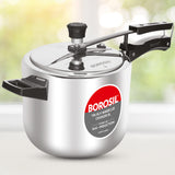 Borosil Stainless Steel Triply Inner Lid Cooker 5ltr