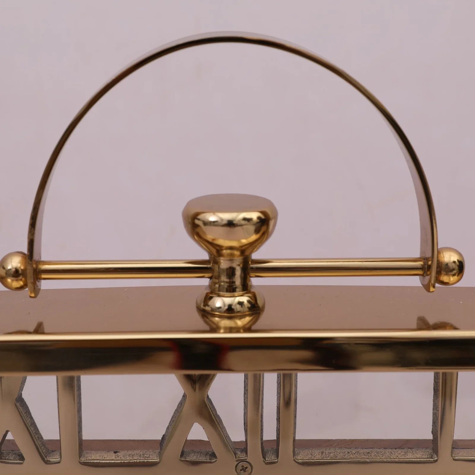 Bello Classic Square Wall Clock 33cm in Brown Silver Colour - HomeTown