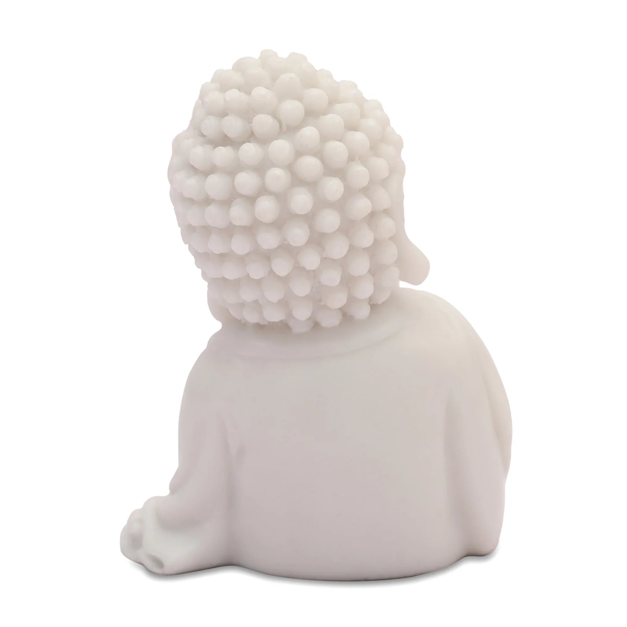 NAQSH SET OF 3PIECE MONK, POLYRESIN HAND FINISHED FIGURINE WHITE BY LIVNG ESSENCE - HomeTown