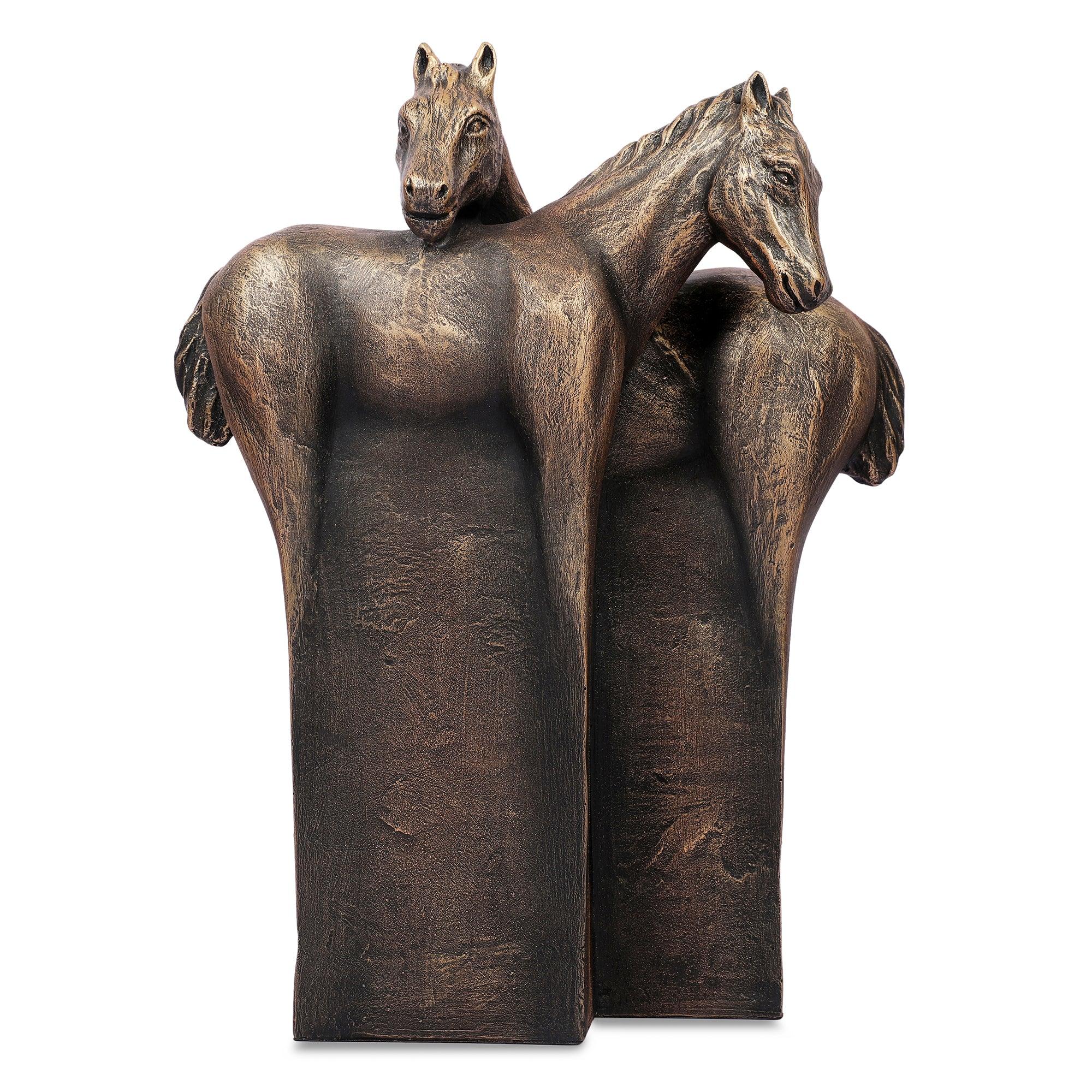 Stella Antique Finish Polyresin Horse Table Décor - HomeTown