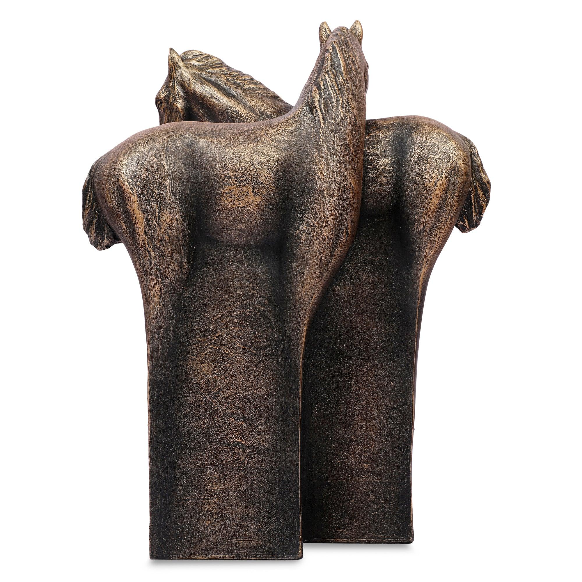 Stella Antique Finish Polyresin Horse Table Décor - HomeTown