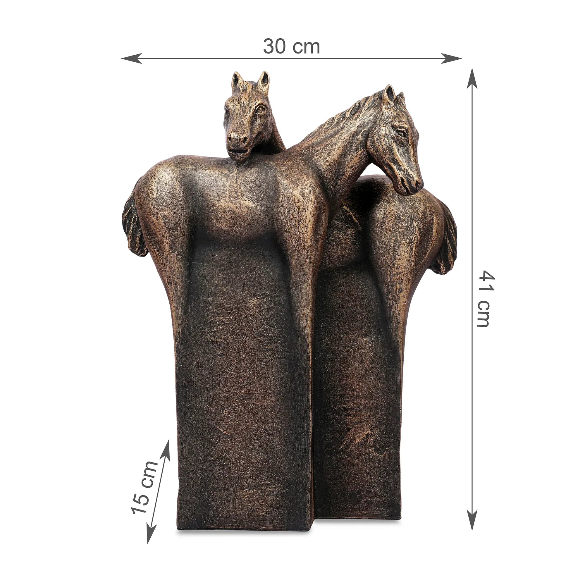 Stella Antique Finish Polyresin Horse Table Décor - HomeTown