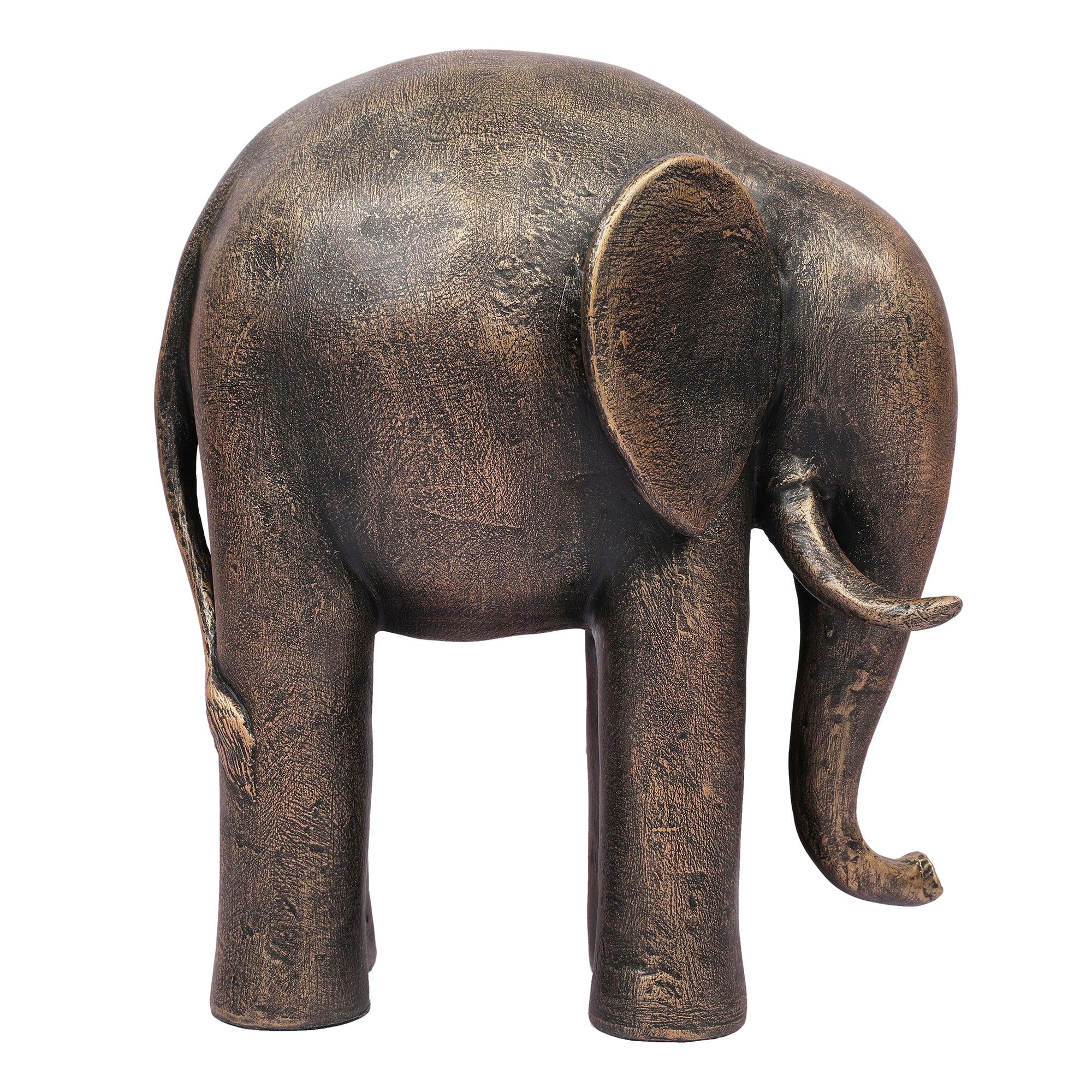 Stella Antique Finish Polyresin Elephant Table Décor - HomeTown