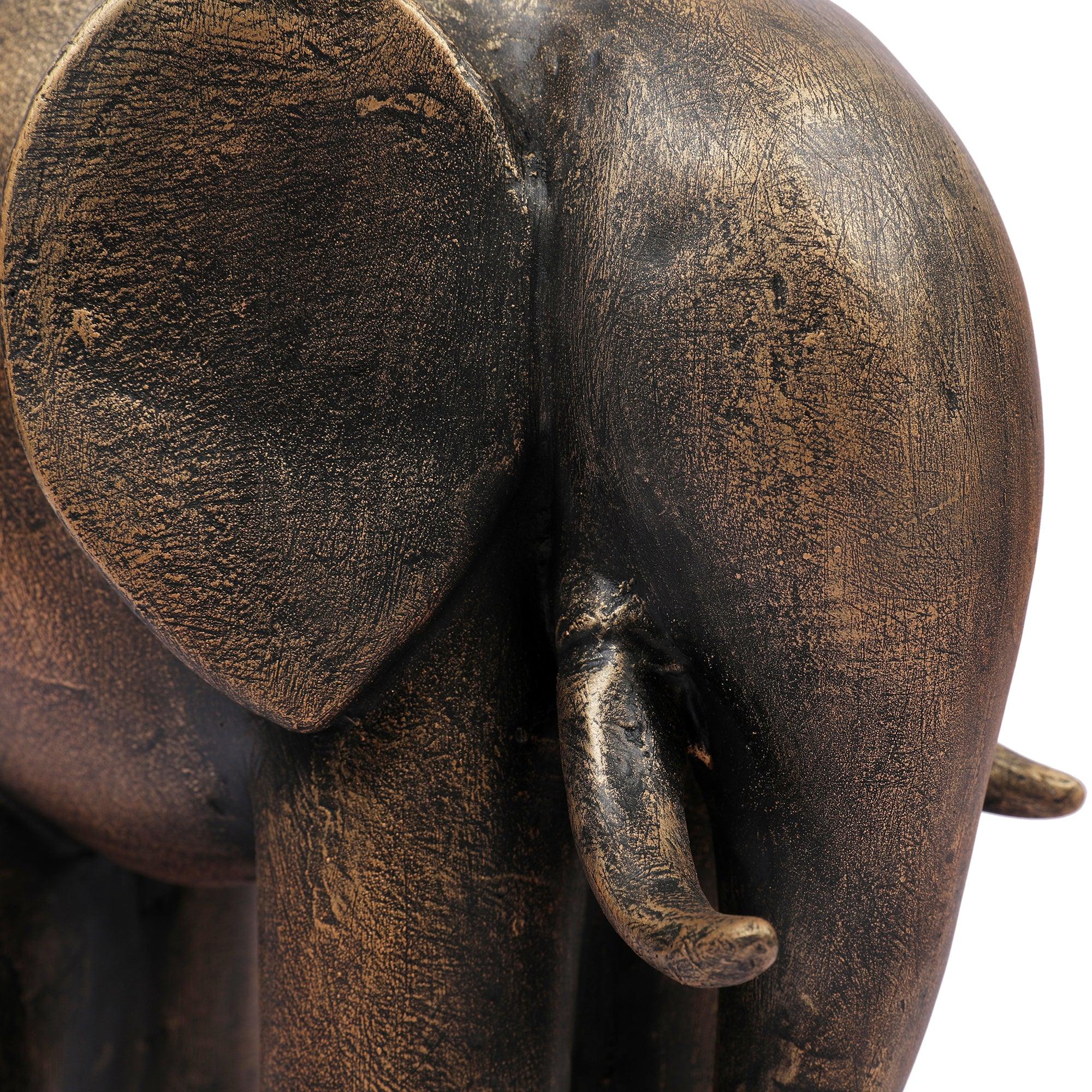 Stella Antique Finish Polyresin Elephant Table Décor - HomeTown