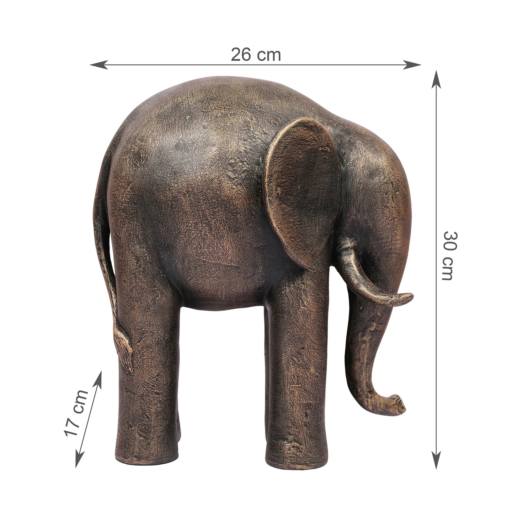 Stella Antique Finish Polyresin Elephant Table Décor - HomeTown