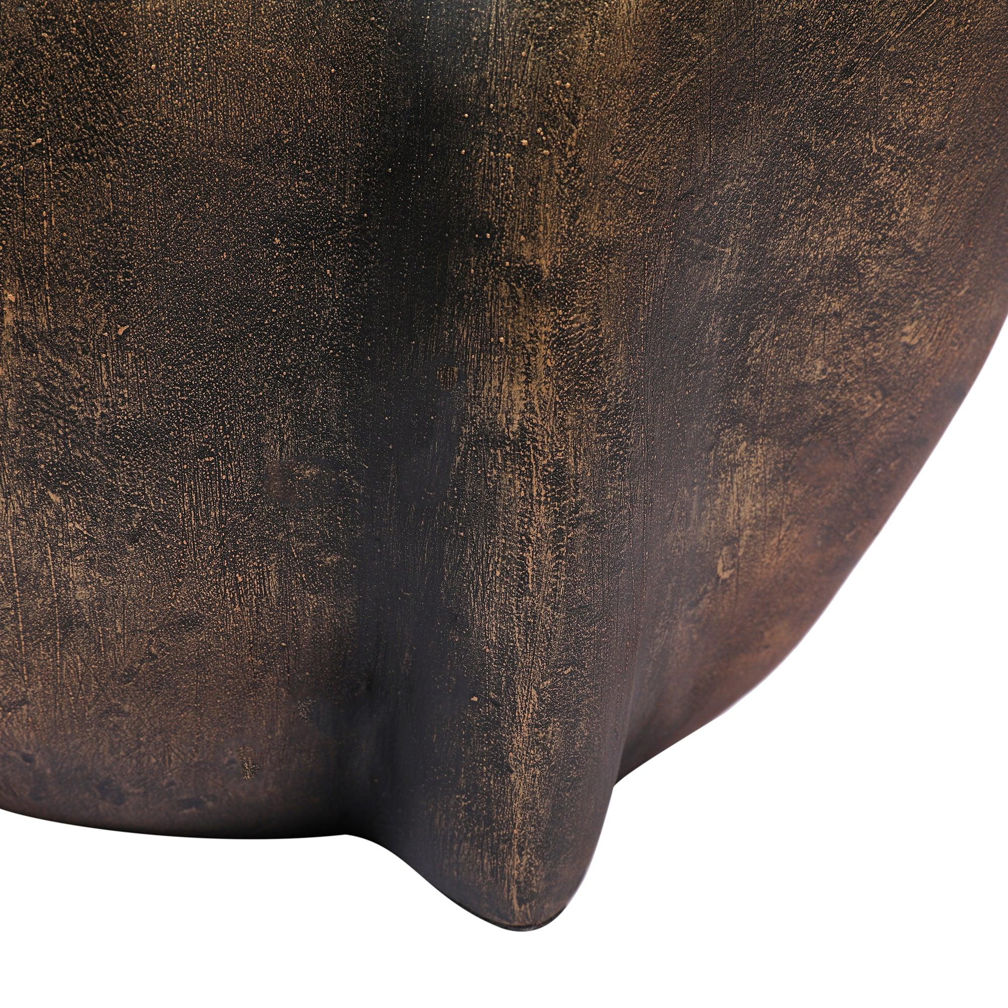 Stella Antique Finish Polyresin Contemporary Cow Table Décor - HomeTown