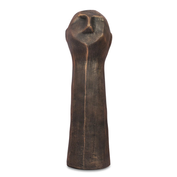 Stella Antique Finish Polyresin Male Abstract Facial Table Décor dimensions