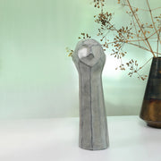 Stella Silver Pearl Finish Polyresin Male Abstract Facial Table Décor - HomeTown