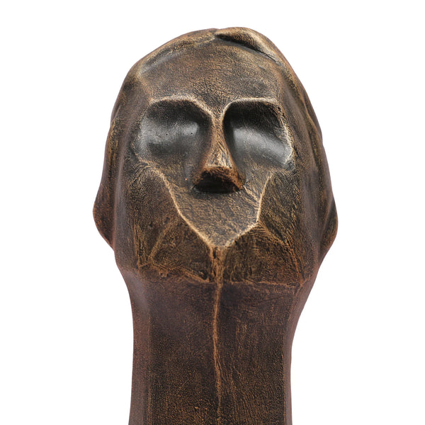 Stella Antique Finish Polyresin Female Abstract Facial Table Décor dimensions