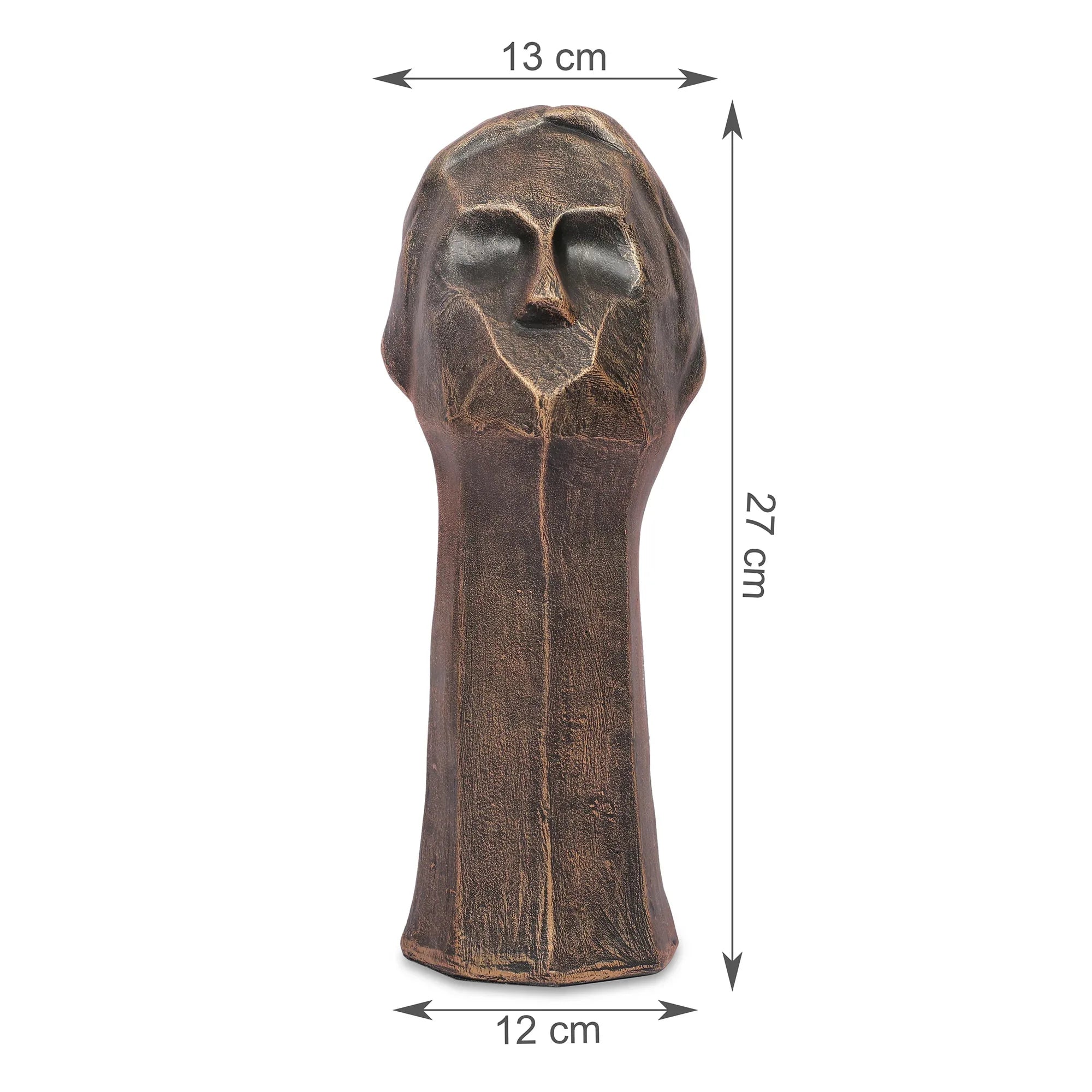 Stella Antique Finish Polyresin Female Abstract Facial Table Décor - HomeTown