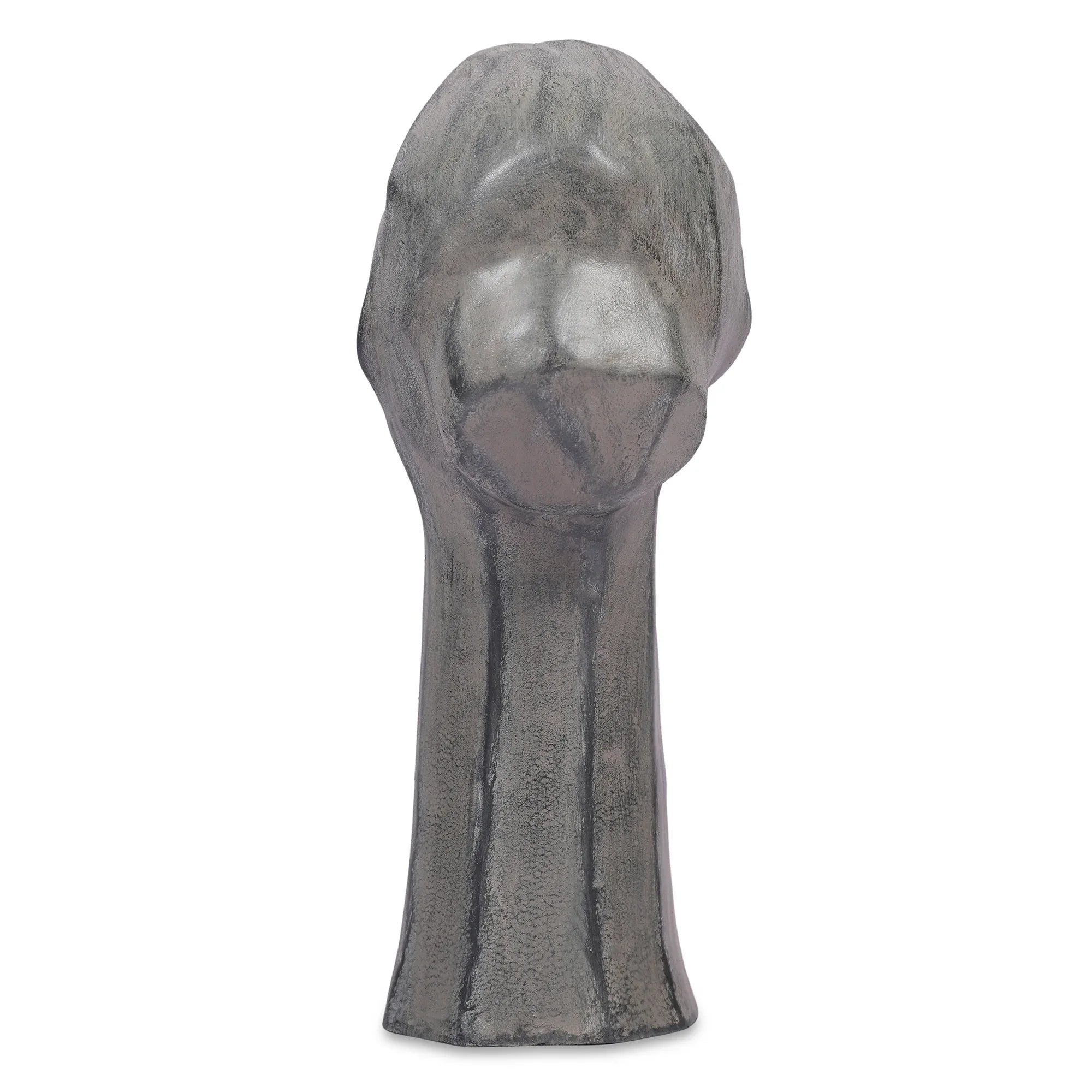 Stella Silver Pearl Finish Polyresin Female Abstract Facial Table Décor - HomeTown